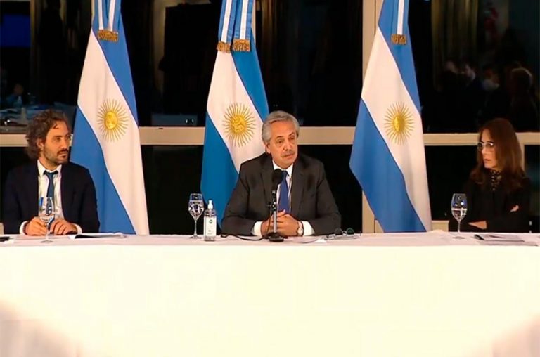 Fernández anunció desde Olivos el Programa Federal “Argentina Construye”