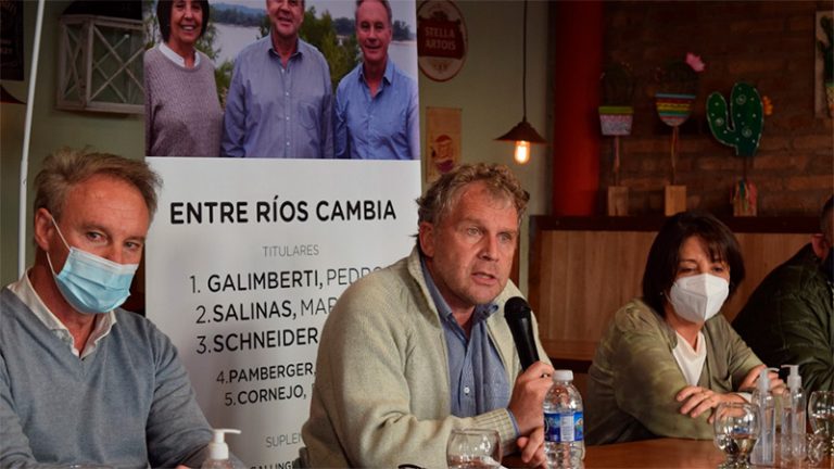 Galimberti, Schneider y Salinas con agenda en toda la provincia