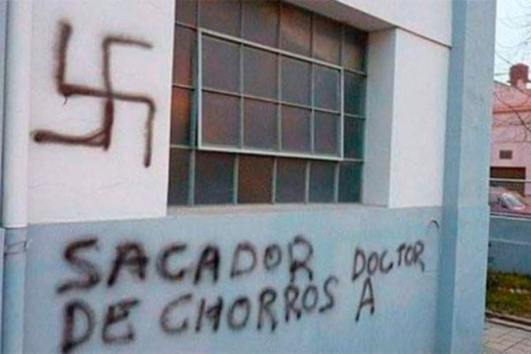 Confirmaron condena contra quien realizó pintadas antisemitas en Basavilbaso