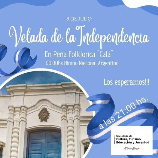 Se realizará la velada de la Independencia en Peña Calá
