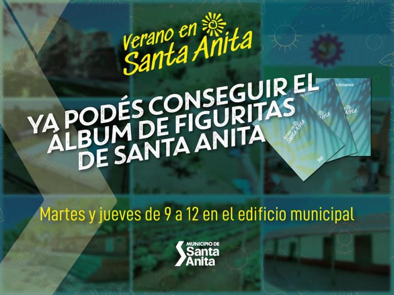 Santa Anita lanzó un album de figuritas para conocer la historia de la ciudad