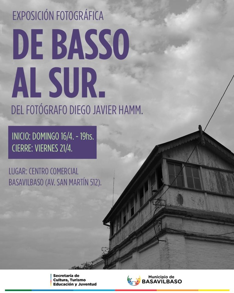 Se anuncia la muestra fotográfica “De Basso al Sur”