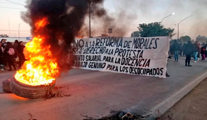 Contra la represión en Jujuy, en Entre Ríos paran hoy los gremios docentes y ATE