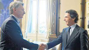 Macri se mostró con Aznar, embistió contra el kirchnerismo y volvió a hablar del “curro de los derechos humanos”