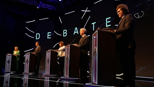 Se realizó el primer debate presidencial