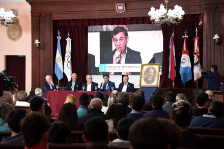 Homenajearon a Zubiaur, en el año del centenario del Comité Olímpico Argentino