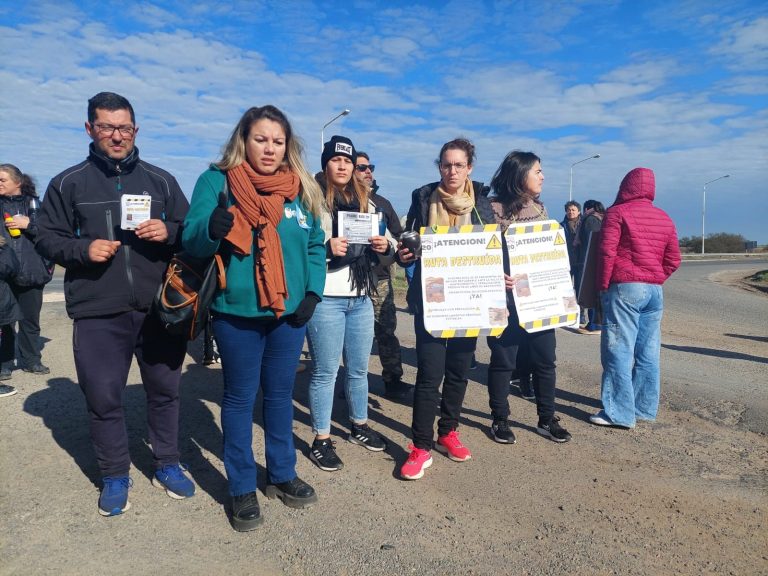 Protestas por el arreglo de la Ruta N° 20