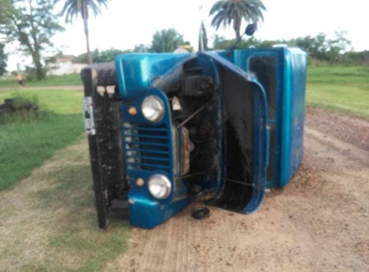 En Libaros, siniestro vial con un lesionado