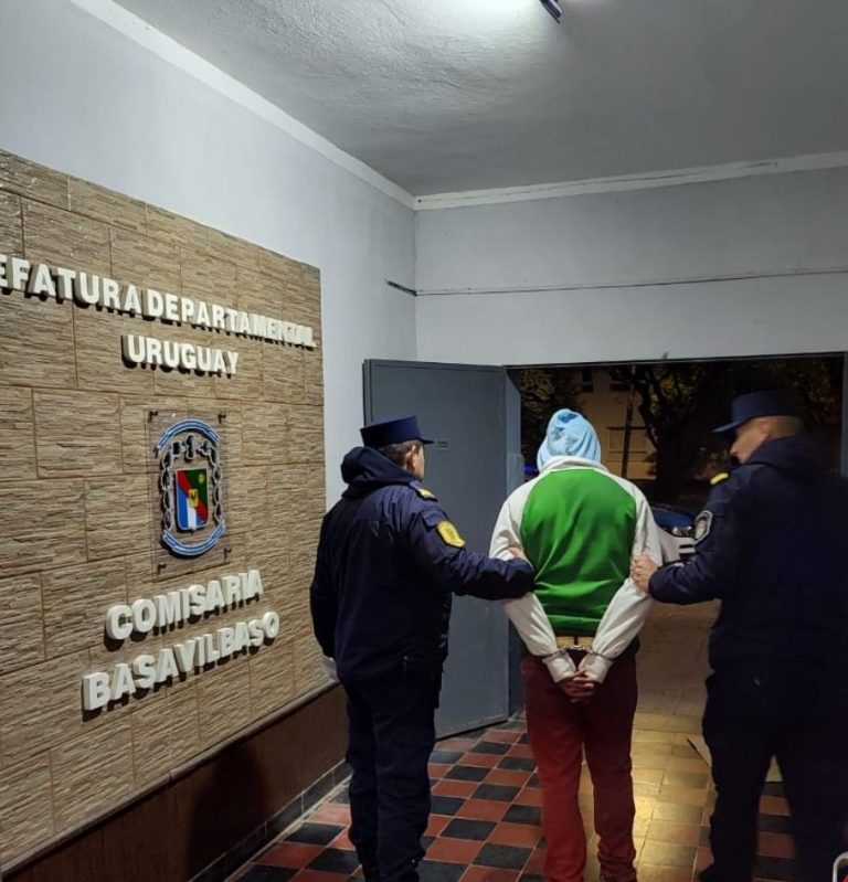 Detienen en Basavilbaso a un hombre con pedido de captura por robo agravado