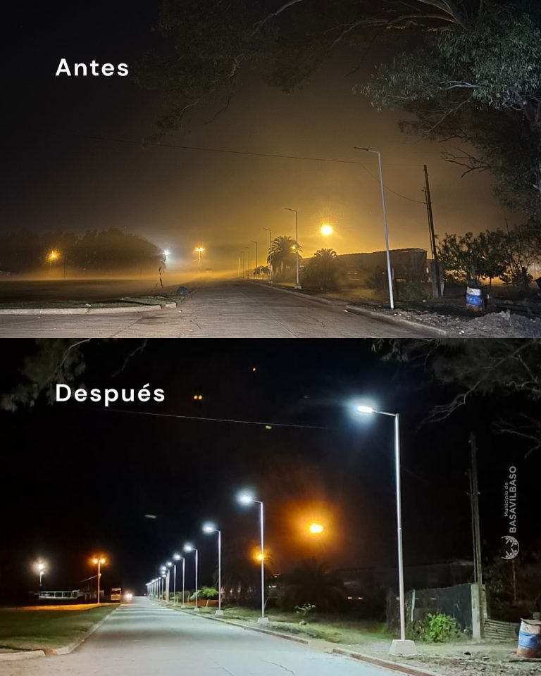 Mejoras en el alumbrado público: renovación de luminarias en calle Isidoro Neyra
