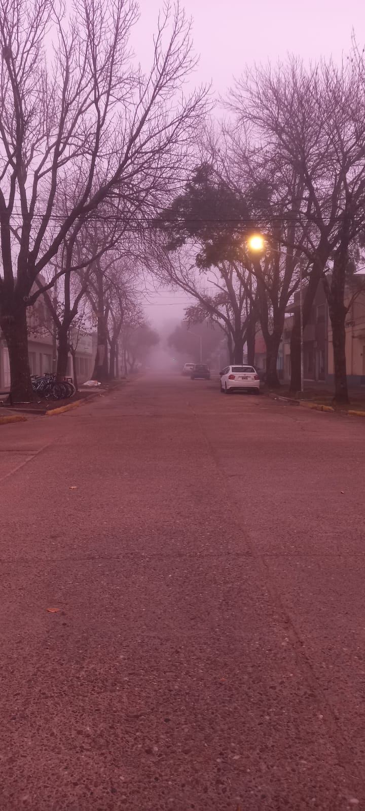 Neblinas persistentes en el centro del país