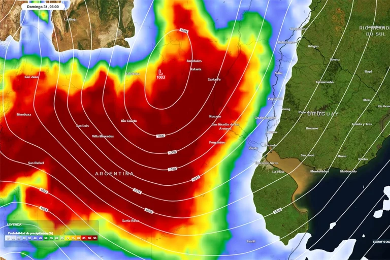 Tormenta de Santa Rosa: anuncian intensas lluvias y ciclogénesis en el cierre de agosto