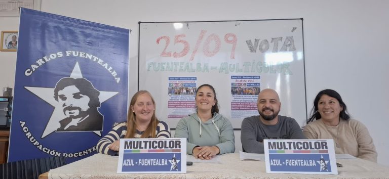 Presentación oficial de la lista Azul Fuentealba en Basavilbaso