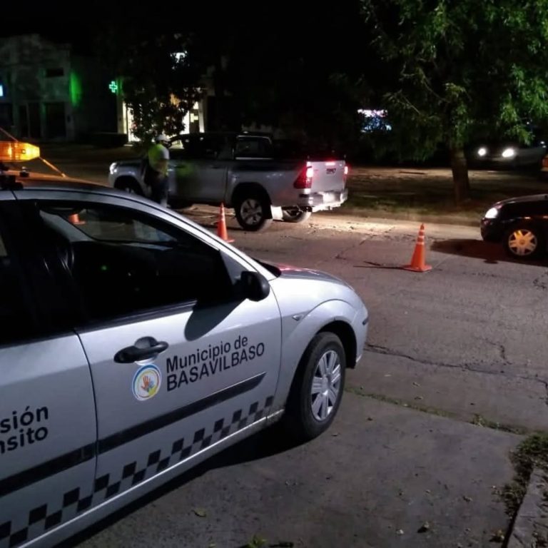 Controles de tránsito en distintos puntos de Basavilbaso