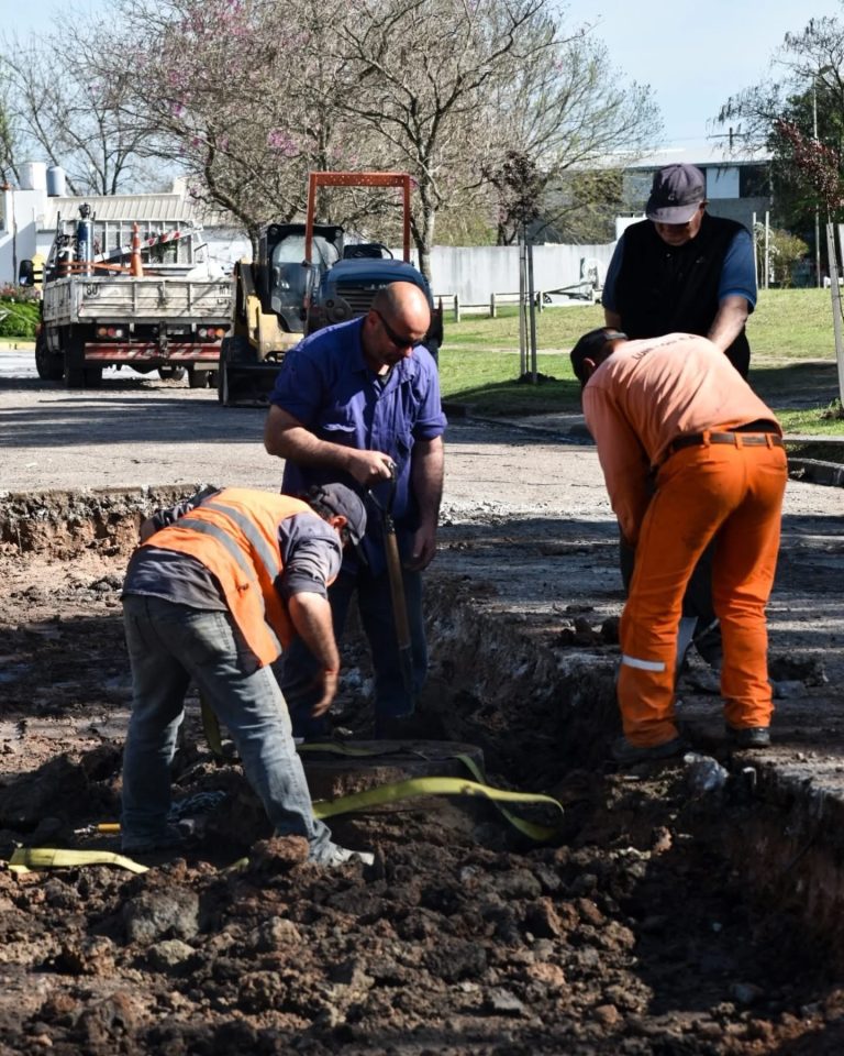 Obras municipales: segunda jornada de trabajos sobre arterias claves