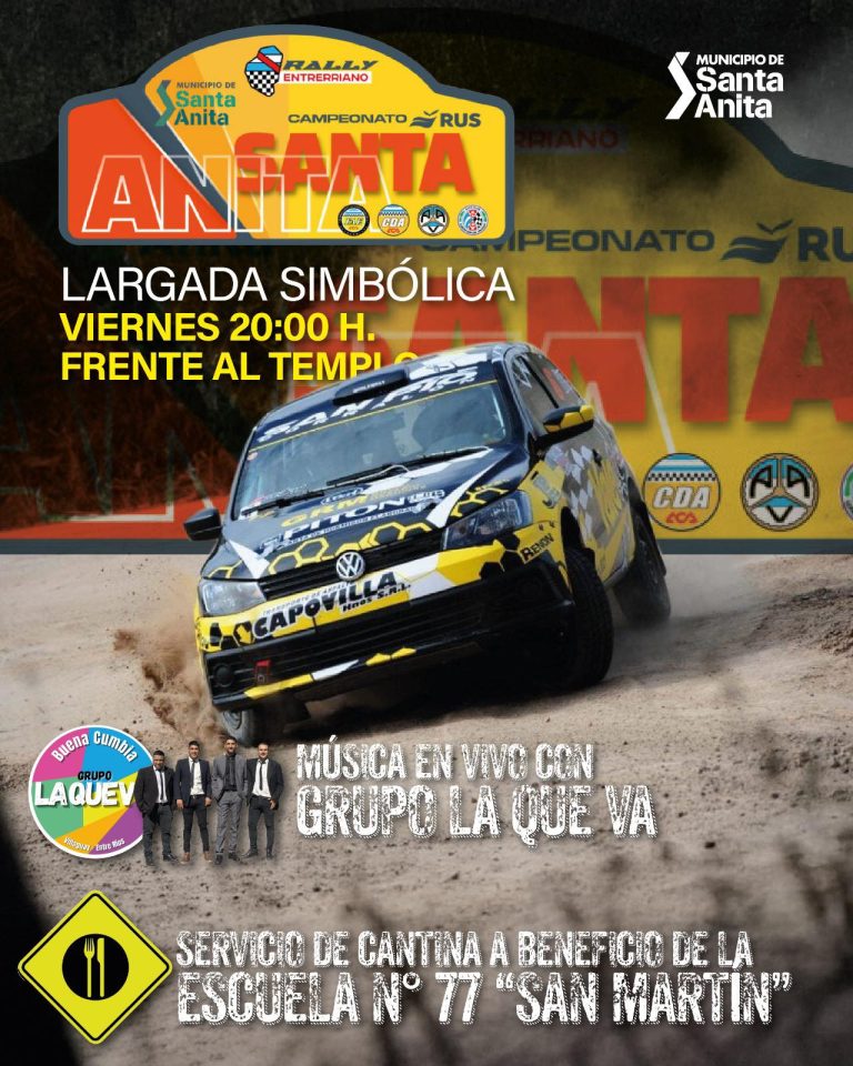 El Rally Entrerriano llega a Santa Anita