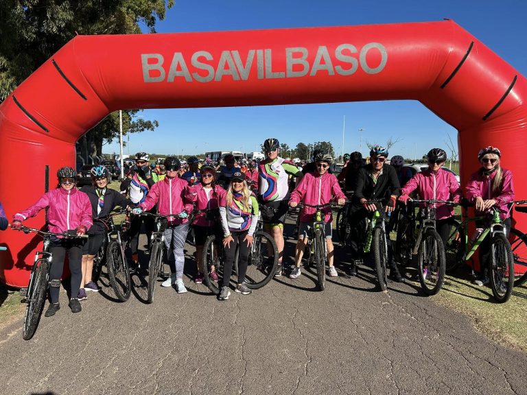 Basavilbaso volvió a ser punto de encuentro con el cicloturismo